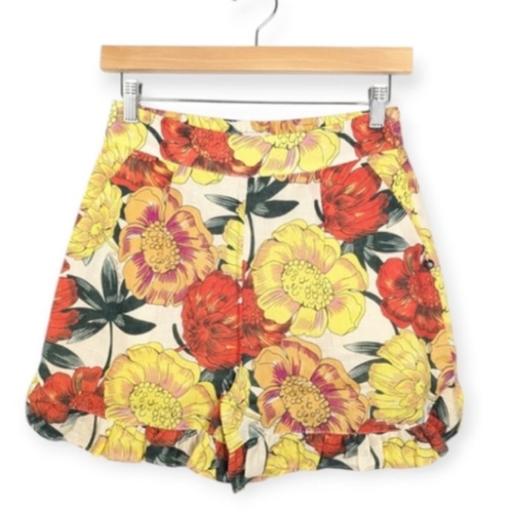 Scotch & Soda linen high rise girls shorts nwt